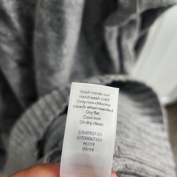 Athleta Vital V Neck Wool Cashmere Tunic Sweater Small - Picture 6 of 9